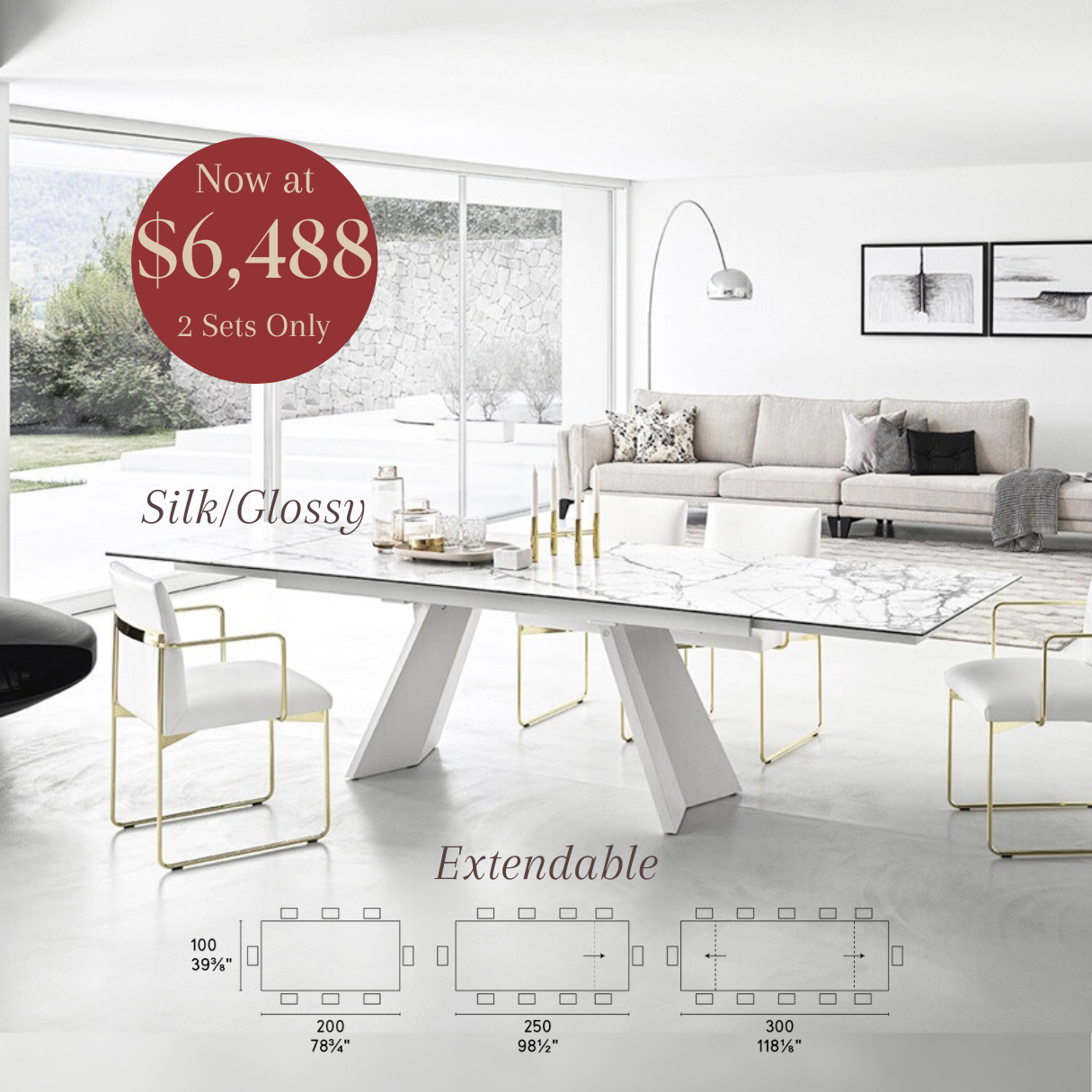 Icaro Extendable Table