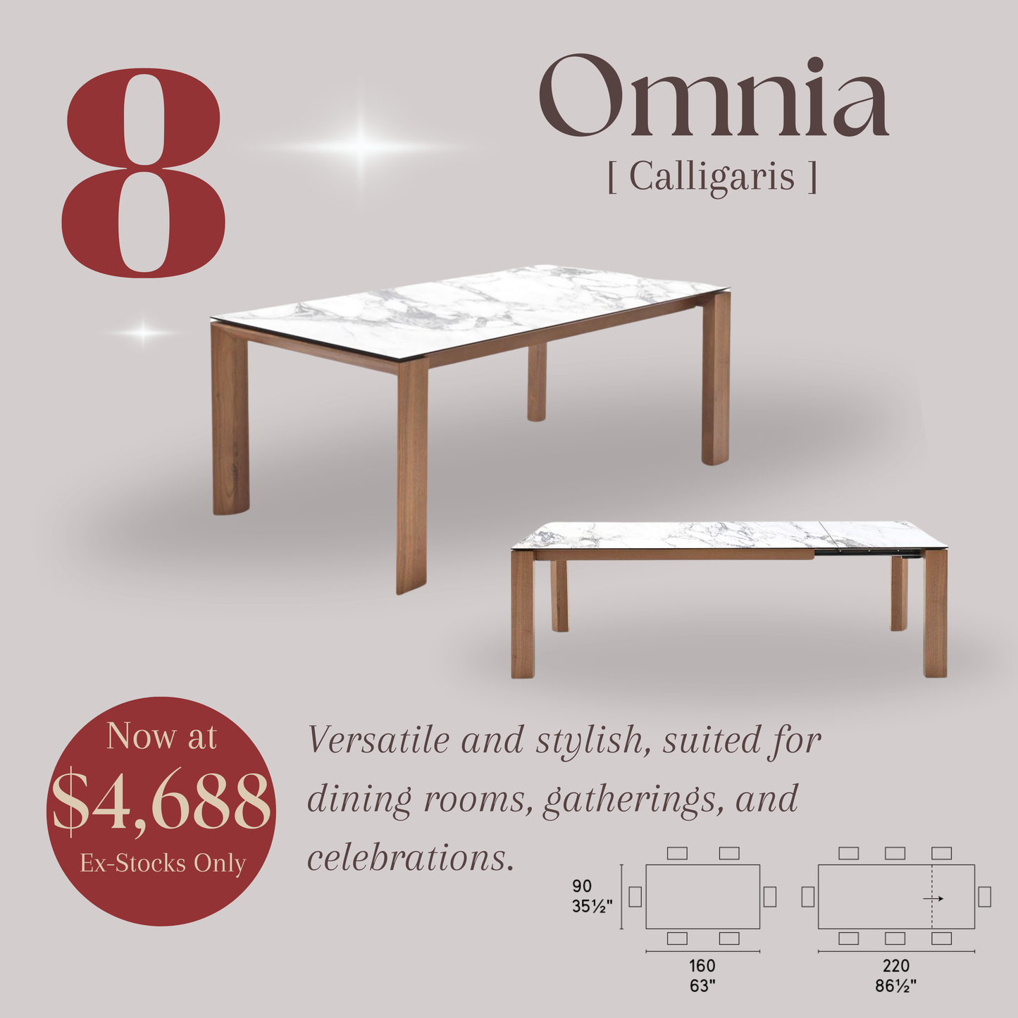 Omnia Extendable Table